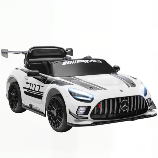 Carrinho Elétrico Infantil Aiyaplay Mercedes-AMG GT3 Evo Branco