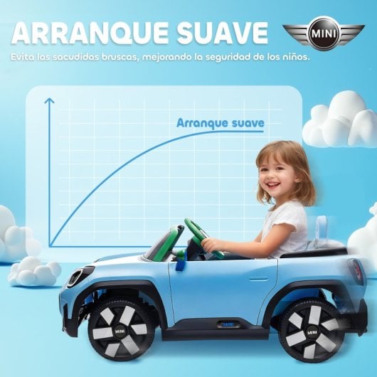 Aiyaplay Coche Eléctrico Para Niños De +3 Años Mini Concept Aceman Azul