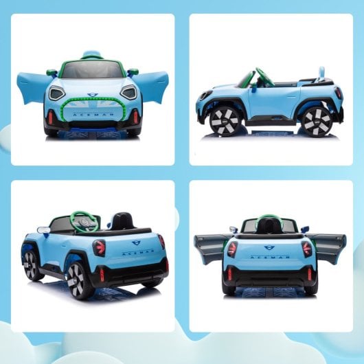 Aiyaplay Coche Eléctrico Para Niños De +3 Años Mini Concept Aceman Azul