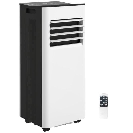 Homcom Aire Acondicionado 3 En 1 Portátil 9000 Btu Para Habitación 28m² Blanco