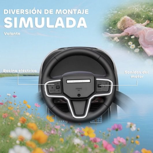 Aiyaplay Correpasillos 2 En 1 Para Niños 18-36 Meses Con Mango De Empuje Negro