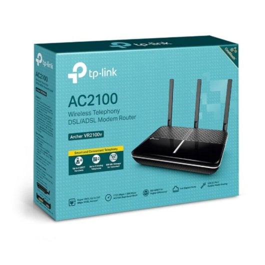 Router TP-Link Archer VR2100v WiFi 5 Dual Band 2 Gbps MU-MIMO ADSL Gigabit