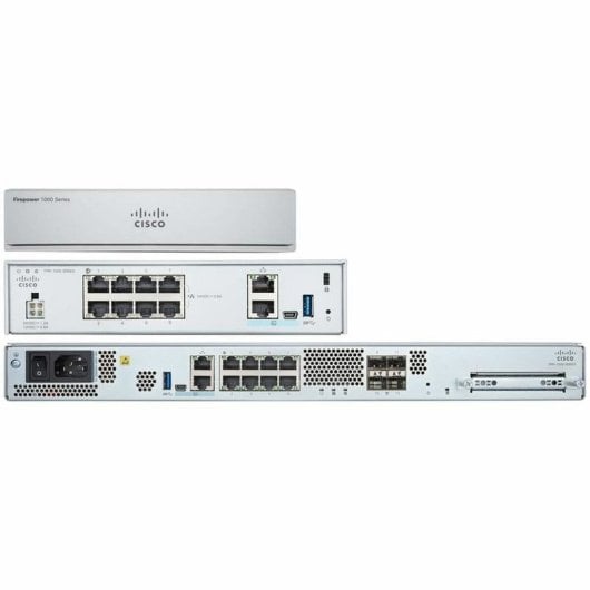 Router Cisco FPR1120-ASA-K9 Ligação Com Fios 1.5 Gbps Montagem em Rack