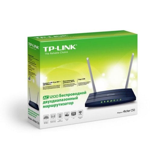 Router TP-LINK Archer C50 WiFi 5 Double Bande 1167 Mbps USB