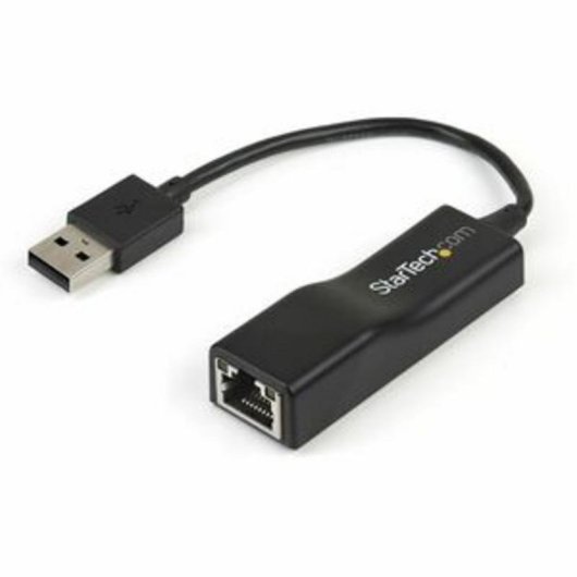 Tarjeta de Red StarTech USB2100 USB 2.0 Fast Ethernet 10/100 Mbps Dongle Noir