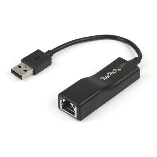 Tarjeta de Red StarTech USB2100 USB 2.0 Fast Ethernet 10/100 Mbps Dongle Noir