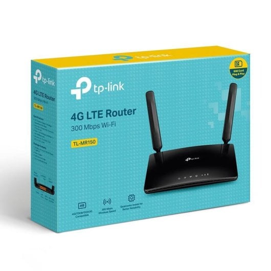 Router TP-LINK TL-MR150 4G LTE 300 Mbps SIM Tabletop Sécurité Avancée