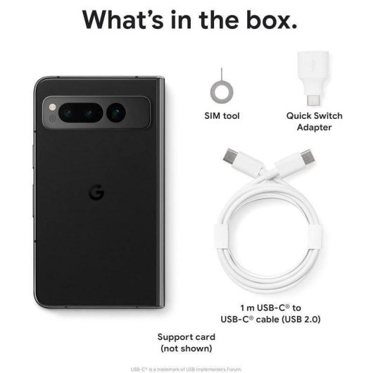 Google Pixel Fold 5G 12GB 512GB 7.6" Negro