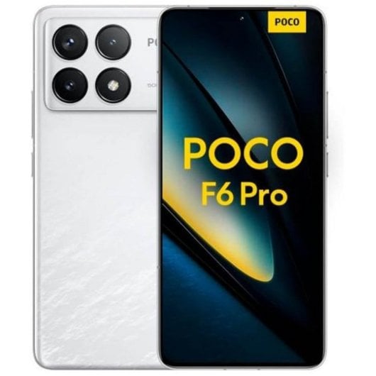 POCO F6 Pro 12GB 512GB 6.67" AMOLED 120Hz 5G Dual SIM Cámara 50MP Android HyperOS Blanco
