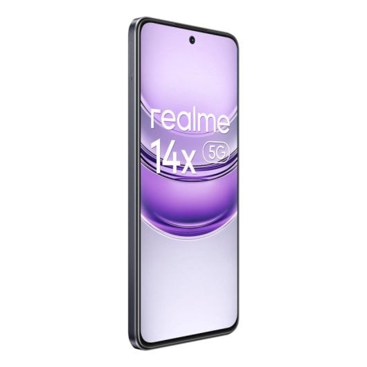 realme 14x 5G 8 Go 256 Go 6,67" 120 Hz 5G Double SIM NFC Caméra 50 MP IP64 Android 15 Noir
