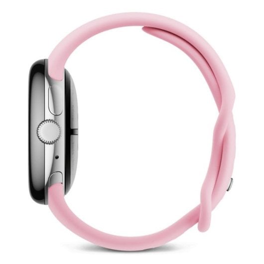 Google Pixel Watch 3 eSIM 4G Bluetooth GPS NFC 41mm AMOLED Argent Rose S/L Étanche IP68 SpO2 Pulsomètre