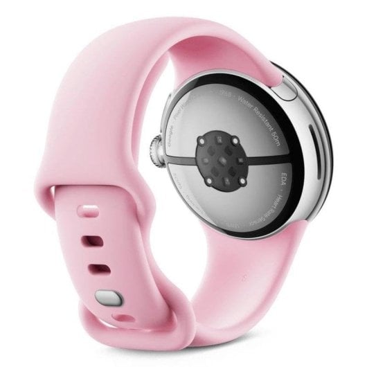 Google Pixel Watch 3 eSIM 4G LTE Bluetooth GPS NFC 41mm Plata Rosa S/L IP68 SpO2 Pulsómetro