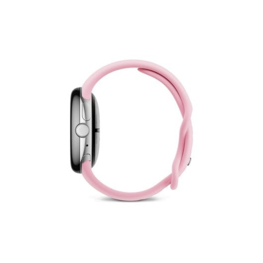 Google Pixel Watch 3 eSIM 4G Bluetooth GPS NFC 41mm AMOLED Argent Rose S/L Étanche IP68 SpO2 Pulsomètre