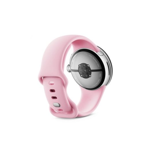 Google Pixel Watch 3 eSIM 4G Bluetooth GPS NFC 41mm AMOLED Argent Rose S/L Étanche IP68 SpO2 Pulsomètre