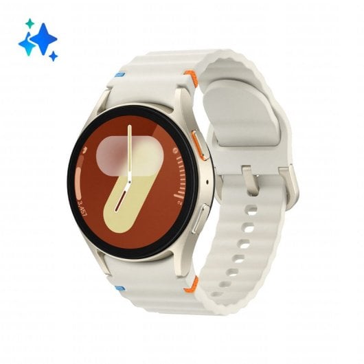 Samsung Galaxy Watch7 Bluetooth GPS NFC 40mm AMOLED Crème S Étanche IP68 SpO2 Pulsomètre