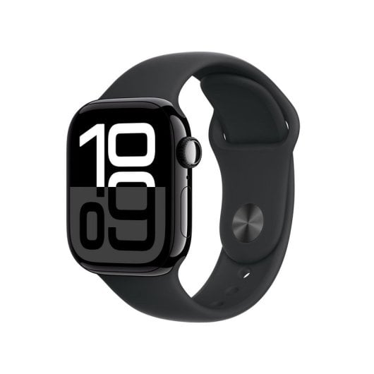 Apple Watch Series 10 4G LTE Bluetooth GPS NFC 42mm OLED Schwarz S/M Wasserdicht IP68 Pulsmesser Schlaftracking SOS