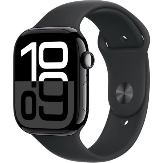 Apple Watch Series 10 4G LTE Bluetooth GPS NFC 42mm OLED Schwarz S/M Wasserdicht IP68 Pulsmesser Schlaftracking SOS