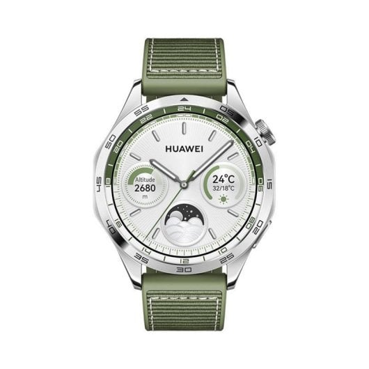 HUAWEI Watch GT4 Bluetooth NFC GPS 46mm AMOLED Verde Clássico Unissexo 5ATM SpO2 Sono