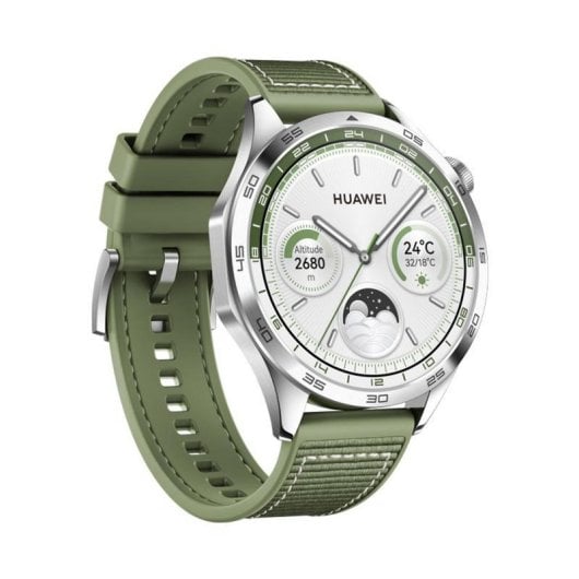 HUAWEI Watch GT4 Bluetooth NFC GPS 46mm AMOLED Verde Clássico Unissexo 5ATM SpO2 Sono