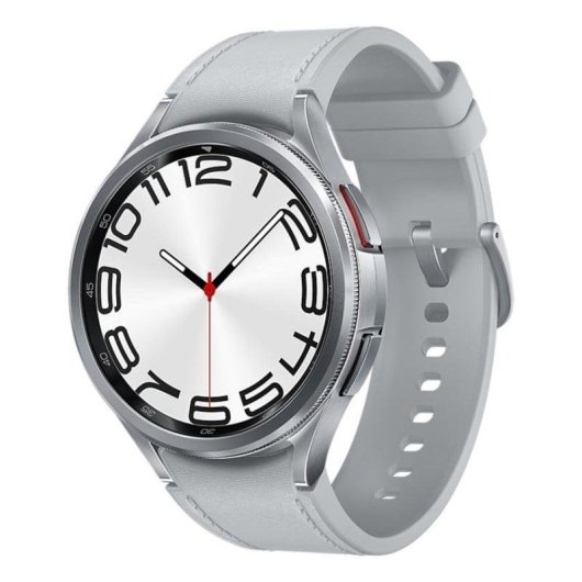Samsung Galaxy Watch6 Classic Bluetooth NFC GPS 47mm Super AMOLED Argento M/L Resistente Acqua 5ATM+IP68