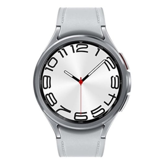 Samsung Galaxy Watch6 Classic Bluetooth GPS NFC 47mm OLED Silber M/L 5ATM+IP68 Pulsuhr