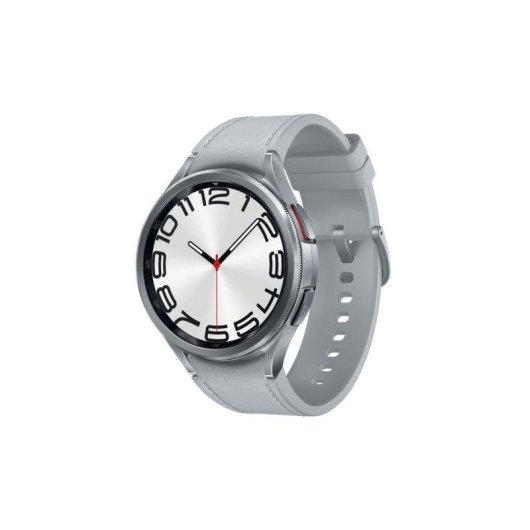 Samsung Galaxy Watch6 Classic Bluetooth NFC GPS 47mm Super AMOLED Argento M/L Resistente Acqua 5ATM+IP68