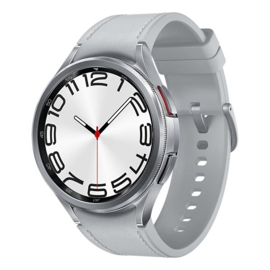 Samsung Galaxy Watch6 Classic Bluetooth NFC GPS 47mm Super AMOLED Argento M/L Resistente Acqua 5ATM+IP68