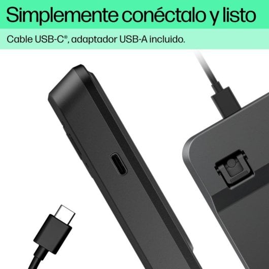 Teclado de membrana HP 400 Layout ES retroiluminado cableado