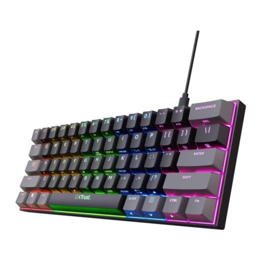 Teclado mechanisch TRUST GXT 867 Acira AZERTY FR RGB kompakt