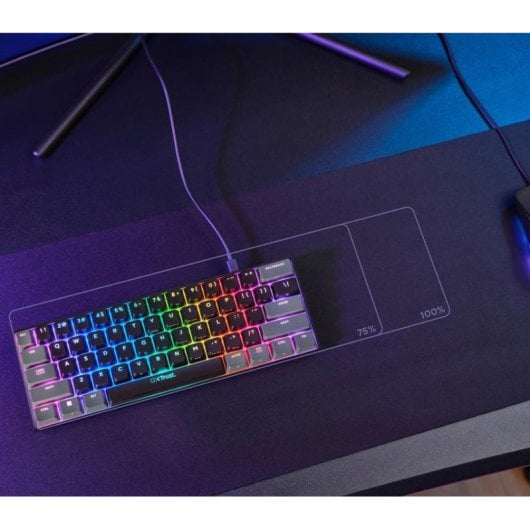 Teclado mechanisch TRUST GXT 867 Acira AZERTY FR RGB kompakt