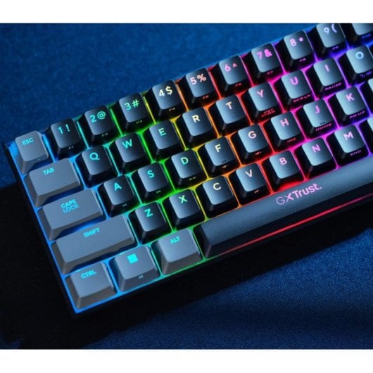 Teclado mechanisch TRUST GXT 867 Acira AZERTY FR RGB kompakt