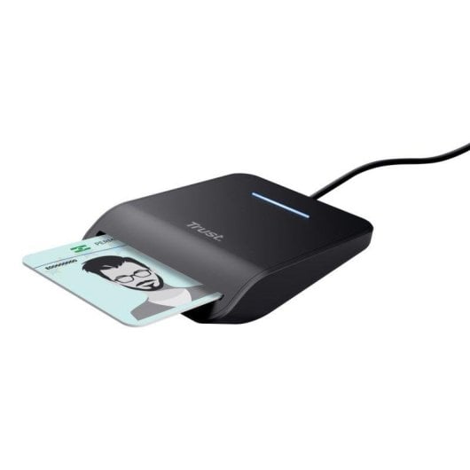 Lector de tarjeta inteligente Trust Primo USB-C Compatibilidad DNIe 3.0 ABS Negro
