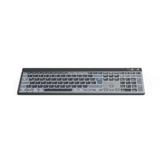 Teclado de tesoura HAMA WK-750 Layout DE retroiluminado Bluetooth Multidispositivo