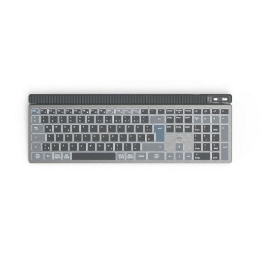 Teclado de tesoura HAMA WK-750 Layout DE retroiluminado Bluetooth Multidispositivo