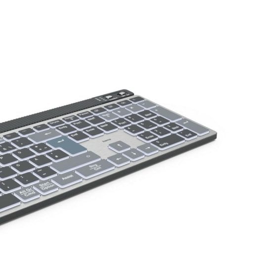 Teclado de tesoura HAMA WK-750 Layout DE retroiluminado Bluetooth Multidispositivo