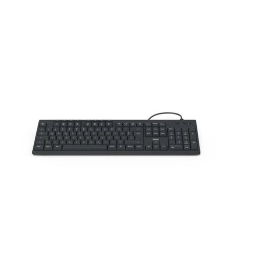 Tastatur Membran Hama CK-200 QWERTZ DE mit Beleuchtung abnehmbares Kabel