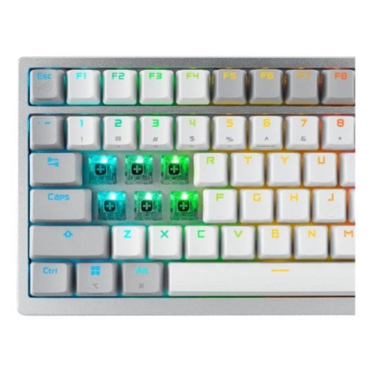 Teclado mecánico ASUS ROG Azoth Layout IT inalámbrico RGB blanco