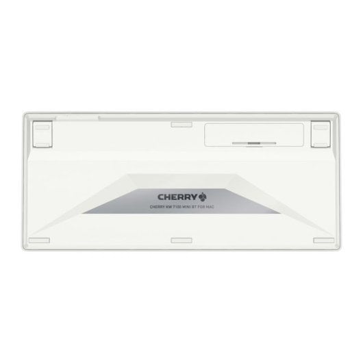 Tastatur Scissor Cherry KW 7100 MINI BT AZERTY Weiß kabellos Mac Multi-Device