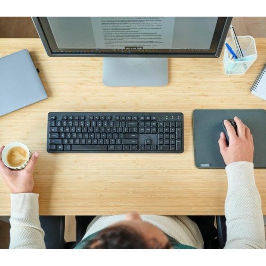 Tastatur Membran TRUST Ody II AZERTY Französisch kabellos spritzwassergeschützt