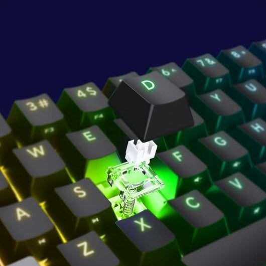 Teclado mecânico Trust GXT 867 Acira Layout BE retroiluminado RGB