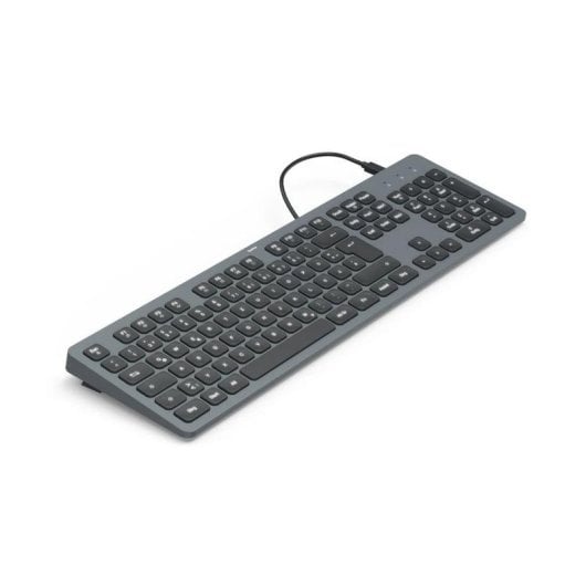 Teclado de tesoura Hama CK-400 Layout DE retroiluminado com fio