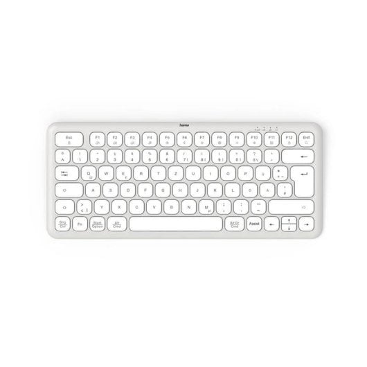 Teclado de tesoura HAMA WK-500 Layout DE sem fio Bluetooth RF 75%