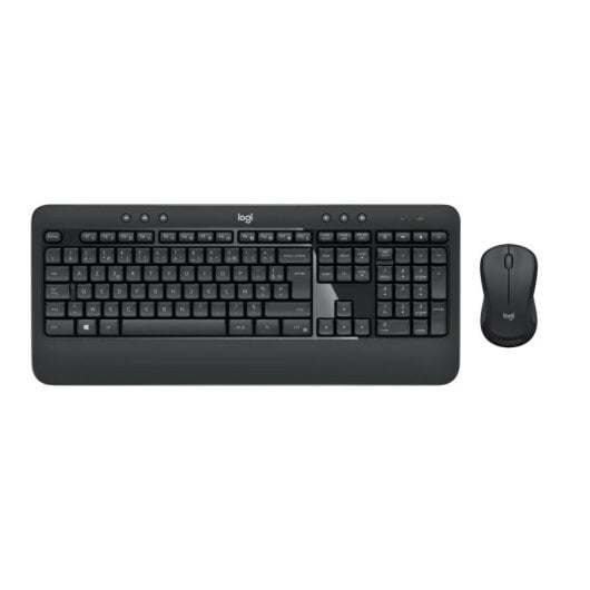 Teclado de membrana Logitech 920-008678 Layout BE + rato sem fios AZERTY