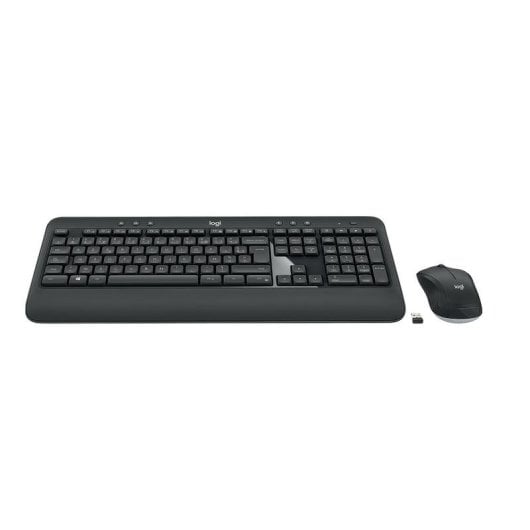 Teclado de membrana Logitech 920-008678 Layout BE + rato sem fios AZERTY