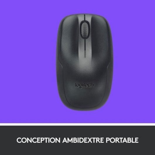 Teclado de membrana Logitech Wireless Combo MK220 Layout FR compacto inalámbrico con ratón