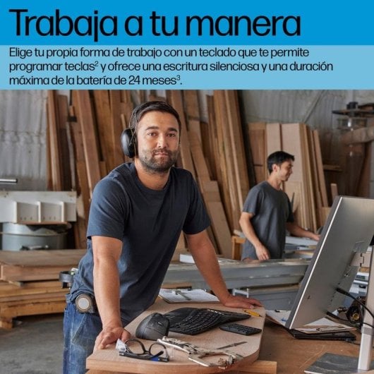 Tastiera a membrana HP 965 Wireless Layout IT ergonomica programmabile