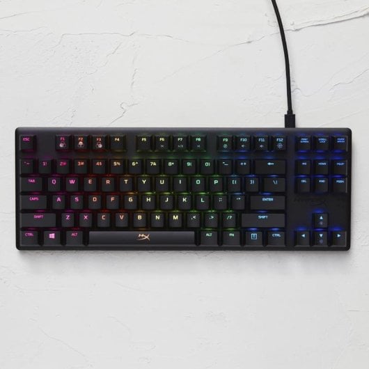 Teclado mecânico HyperX Alloy Origins Core Layout BR RGB TKL