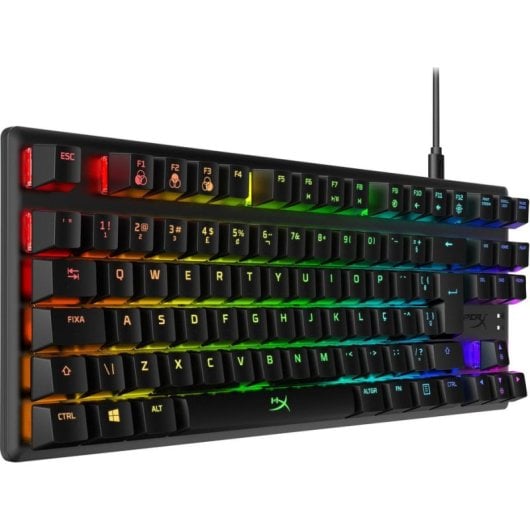 Teclado mecânico HyperX Alloy Origins Core Layout BR RGB TKL