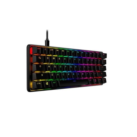 Clavier mécanique HYPERX Alloy Origins 60 Layout FR rétroéclairé RGB Rose