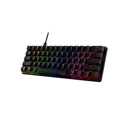 Teclado HyperX Alloy Origins 60 mecánico compacto con switches HyperX Red y RGB ES